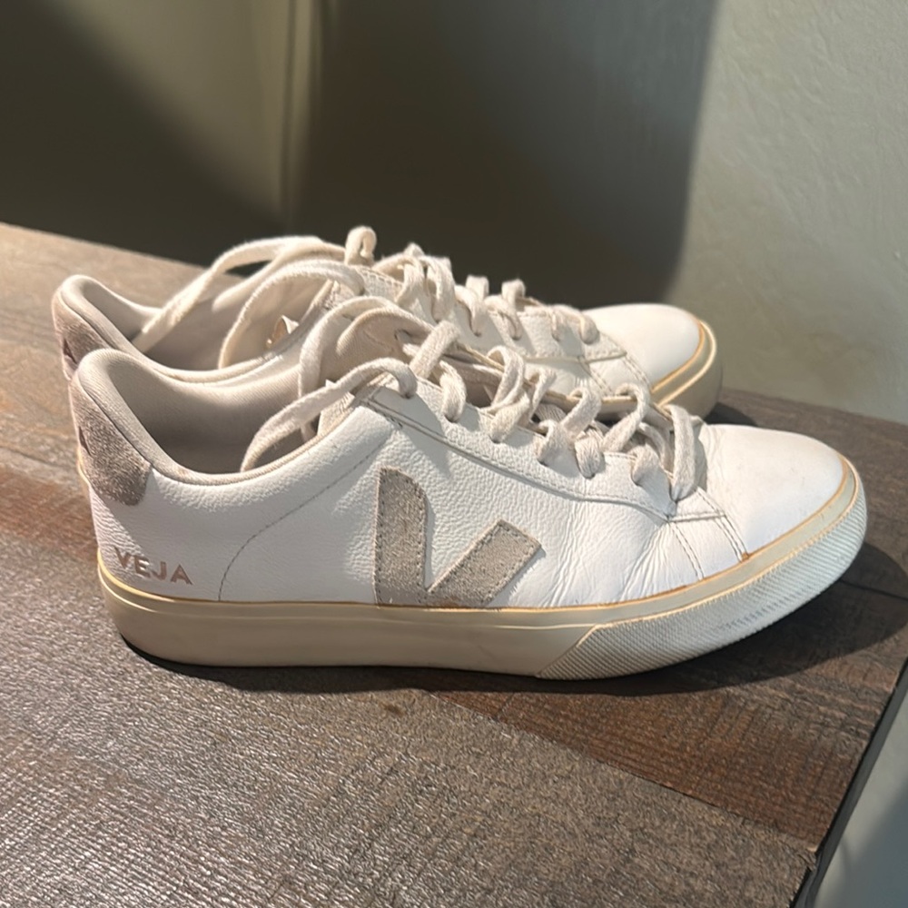 Veja White Sneakers Sleek Minimalist Design